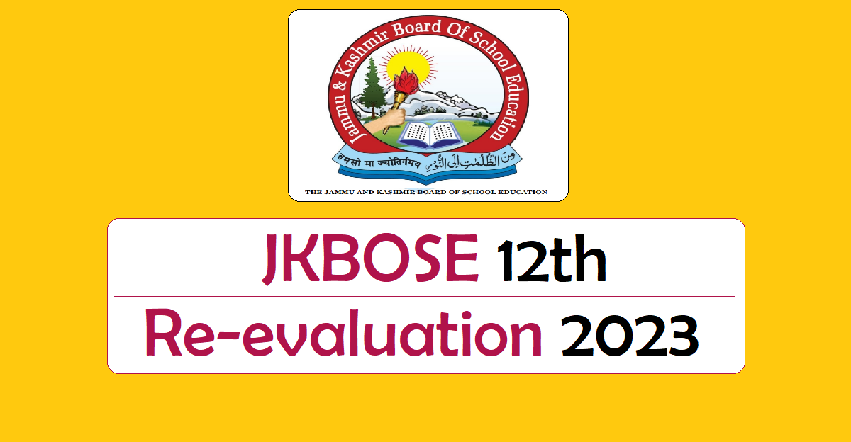 JKBOSE 12th Result Re-evaluation 2023