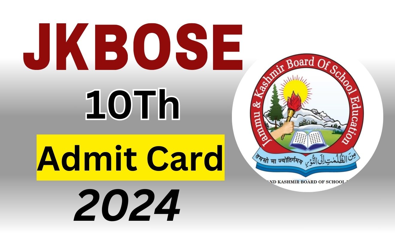 JKBOSE 10th Admit Card 2024